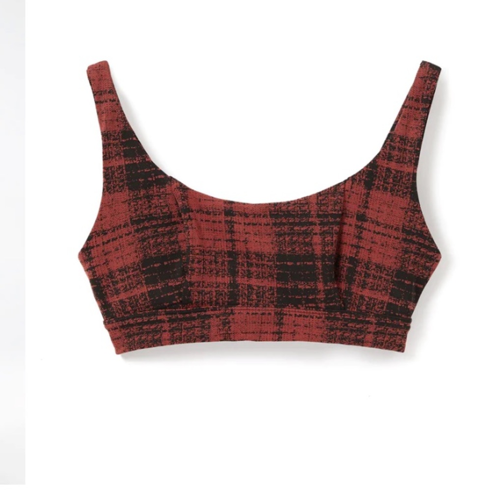 Ona Plaid Sports Bra